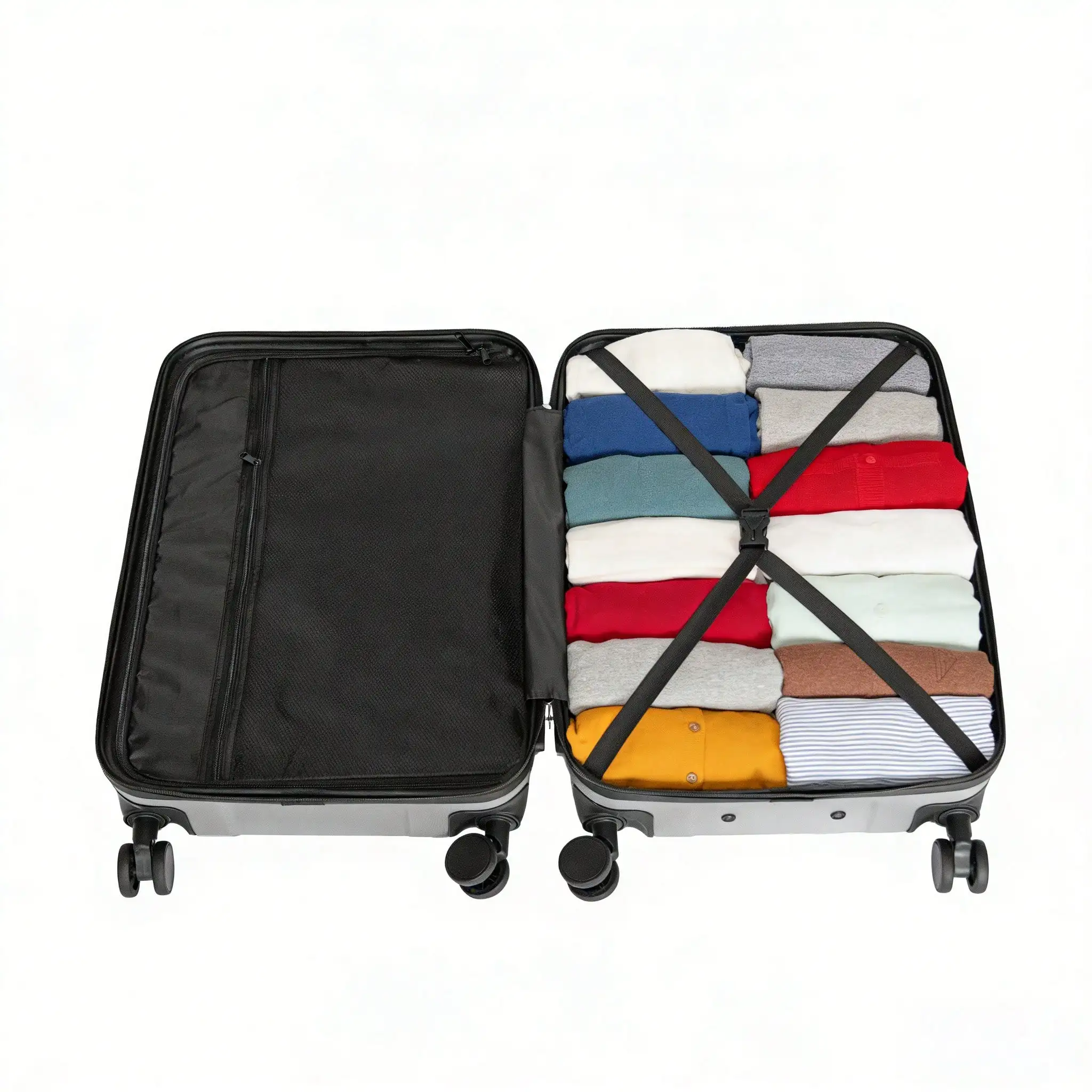 3 Piece Luggage Sets, Hard Shell Lightweight Carry On Suitcase with 360° Spinner Wheels, Durable Rolling Hardside Travel Suitcase Set for Men Women, 20/24/28 Inch Trolley Luggage for Business Vacation Trip