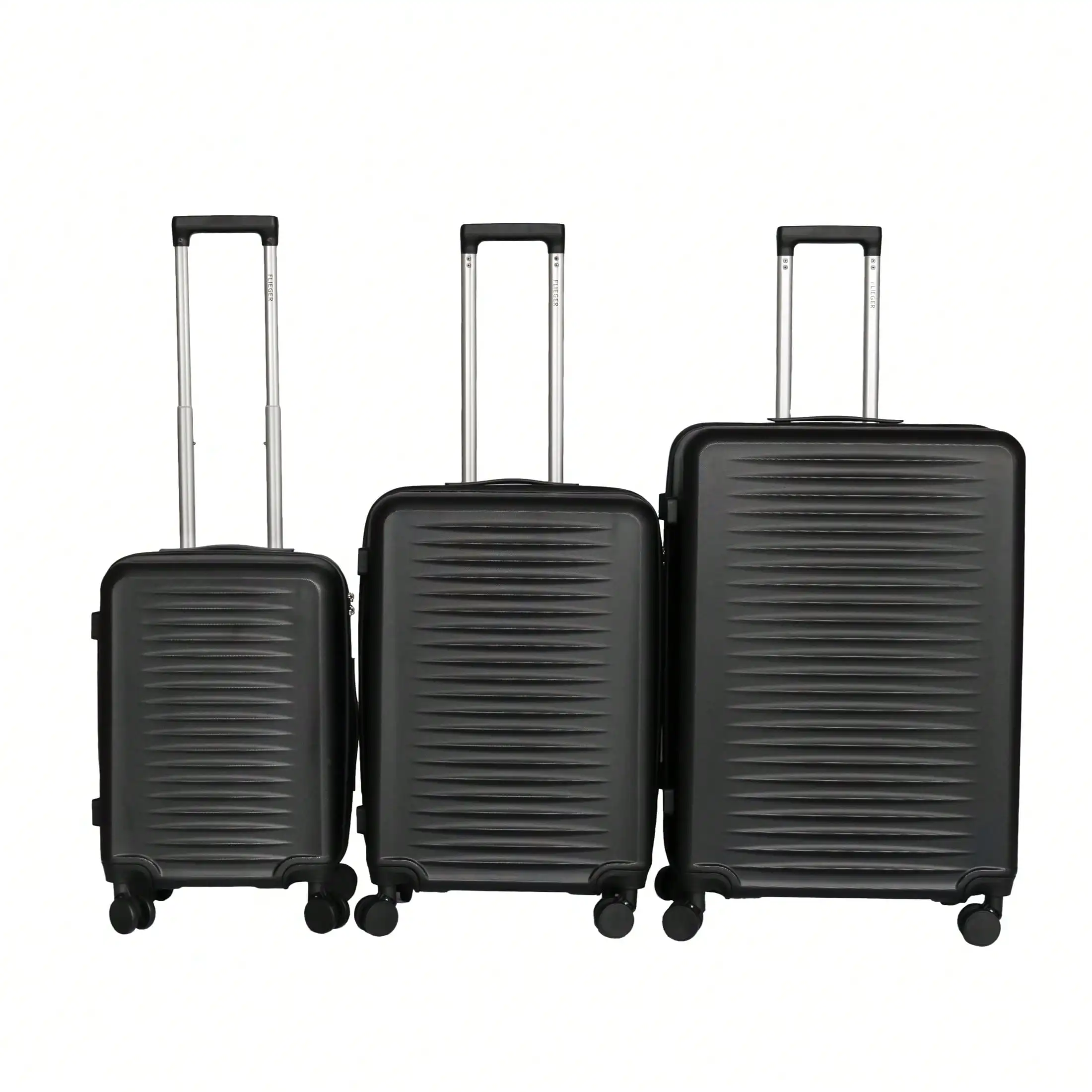 3 Piece Luggage Sets, Hard Shell Lightweight Carry On Suitcase with 360° Spinner Wheels, Durable Rolling Hardside Travel Suitcase Set for Men Women, 20/24/28 Inch Trolley Luggage for Business Vacation Trip