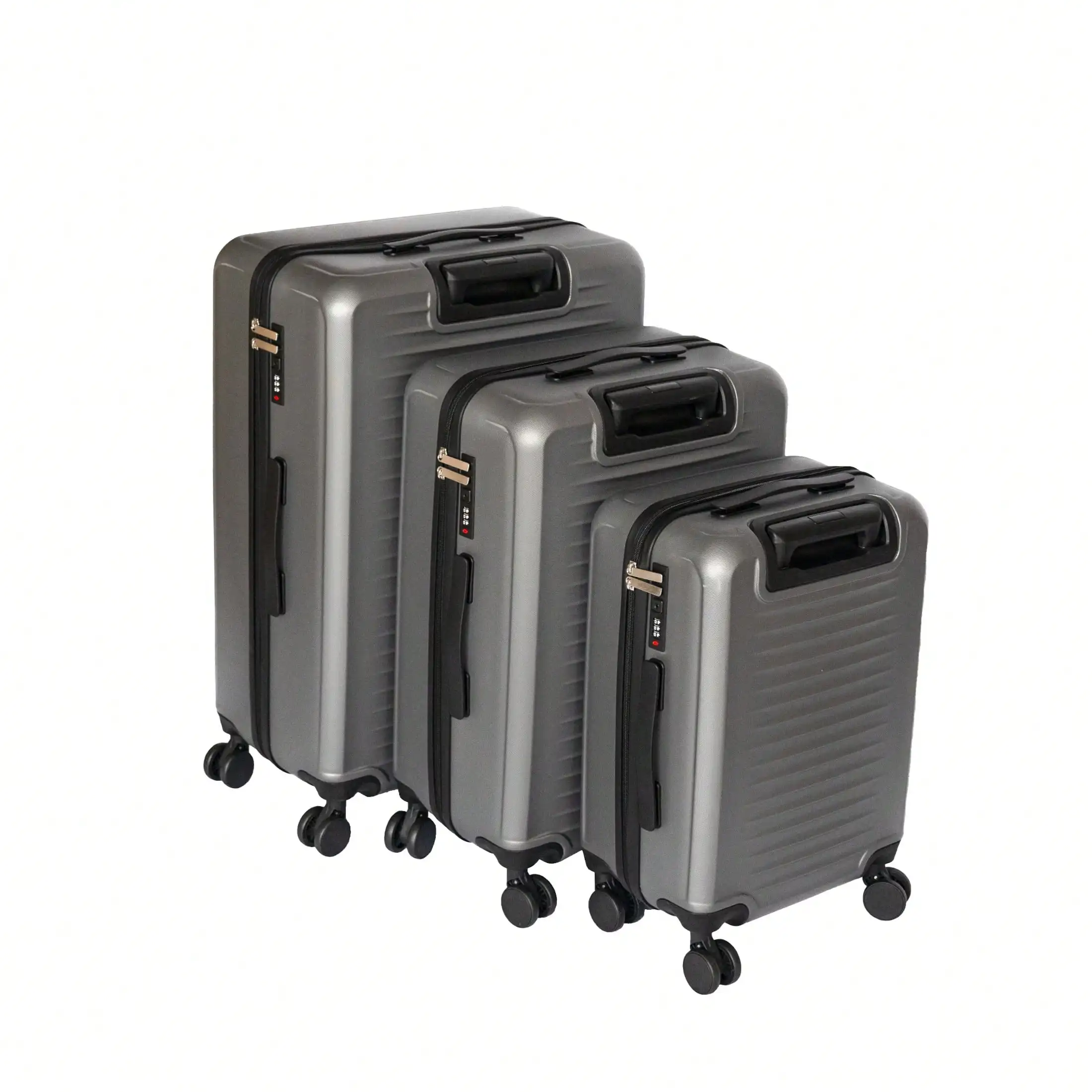 3 Piece Luggage Sets, Hard Shell Lightweight Carry On Suitcase with 360° Spinner Wheels, Durable Rolling Hardside Travel Suitcase Set for Men Women, 20/24/28 Inch Trolley Luggage for Business Vacation Trip